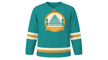 Load image into Gallery viewer, Jaipur Original Hockey Jersey in Rajasthan Turquoise, front view – custom name and number