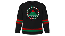 Load image into Gallery viewer, Jamhuri Day Original Hockey Jersey in Black, front view – custom name and number