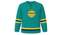 Load image into Gallery viewer, Janmashtami Original Hockey Jersey in Teal, front view – custom name and number