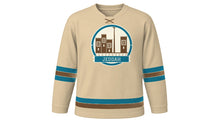 Load image into Gallery viewer, Jeddah Original Hockey Jersey in Coral Stone, front view – custom name and number