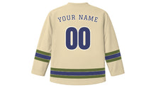 Load image into Gallery viewer, Jerusalem Original Hockey Jersey in Limestone, back view with your name and number