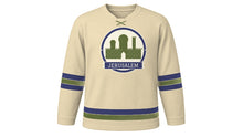 Load image into Gallery viewer, Jerusalem Original Hockey Jersey in Limestone, front view – custom name and number