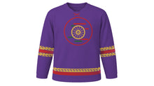 Load image into Gallery viewer, Jidai Matsuri Original Hockey Jersey in Heian Purple, front view – custom name and number