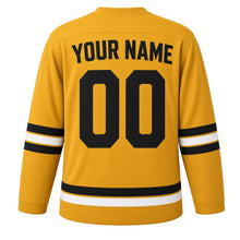 Load image into Gallery viewer, Johannesburg Original Hockey Jersey in Gold, back view with your name and number