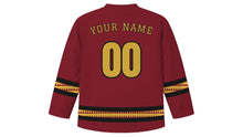 Load image into Gallery viewer, Kaamatan Original Hockey Jersey in Maroon, back view with your name and number