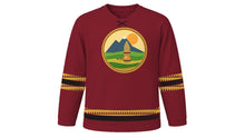Load image into Gallery viewer, Kaamatan Original Hockey Jersey in Maroon, front view – custom name and number
