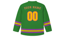 Load image into Gallery viewer, Kadayawan Original Hockey Jersey in Forest Green, back view with your name and number