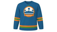 Load image into Gallery viewer, Kampala Original Hockey Jersey in Lake Victoria Blue, front view – custom name and number