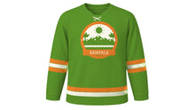 Load image into Gallery viewer, Kampala Original Hockey Jersey in Matoke Green, front view – custom name and number