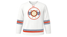 Load image into Gallery viewer, Kanda Matsuri Original Hockey Jersey in White, front view – custom name and number