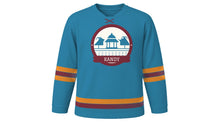Load image into Gallery viewer, Kandy Original Hockey Jersey in Kandy Lake Blue, front view – custom name and number
