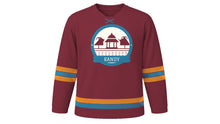 Load image into Gallery viewer, Kandy Original Hockey Jersey in Lotus Maroon, front view – custom name and number