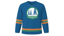 Load image into Gallery viewer, Kaohsiung Original Hockey Jersey in Harbor Blue, front view – custom name and number