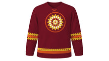 Load image into Gallery viewer, Karthigai Deepam Original Hockey Jersey in Maroon, front view – custom name and number