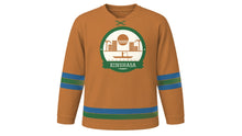 Load image into Gallery viewer, Kinshasa Original Hockey Jersey in Copper Glow, front view – custom name and number