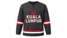 Load image into Gallery viewer, Kuala Lumpur Original Hockey Jersey in Charcoal, front view – custom name and number