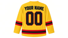 Load image into Gallery viewer, Kuala Lumpur Original Hockey Jersey in Yellow, back view with your name and number