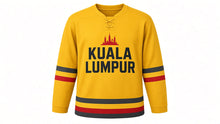 Load image into Gallery viewer, Kuala Lumpur Original Hockey Jersey in Yellow, front view – custom name and number
