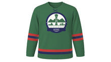 Load image into Gallery viewer, Kobe Original Hockey Jersey in Rokko Green, front view – custom name and number