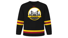 Load image into Gallery viewer, Kolkata Original Hockey Jersey in Black, front view – custom name and number