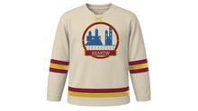 Load image into Gallery viewer, Krakow Original Hockey Jersey in Castle Stone, front view – custom name and number