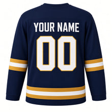 Load image into Gallery viewer, Loy Krathong Original Hockey Jersey in Navy, back view with your name and number