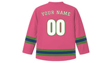 Load image into Gallery viewer, Kunming Original Hockey Jersey in Camellia Pink, back view with your name and number