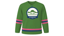 Load image into Gallery viewer, Kunming Original Hockey Jersey in Western Hills Green, front view – custom name and number