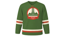 Load image into Gallery viewer, Kyoto Original Hockey Jersey in Moss Green, front view – custom name and number