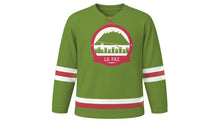 Load image into Gallery viewer, La Paz Original Hockey Jersey in Altiplano Green, front view – custom name and number