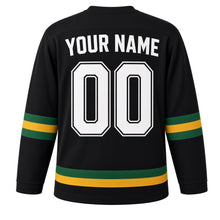 Load image into Gallery viewer, Lagos Original Hockey Jersey in Black, back view with your name and number