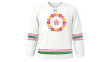Load image into Gallery viewer, Lei Day Original Hockey Jersey in White, front view – custom name and number