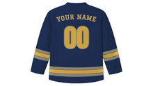 Load image into Gallery viewer, Leipzig Original Hockey Jersey in Concert Navy, back view with your name and number