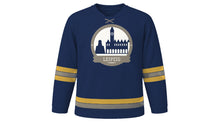 Load image into Gallery viewer, Leipzig Original Hockey Jersey in Concert Navy, front view – custom name and number