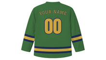Load image into Gallery viewer, Leipzig Original Hockey Jersey in Floodplain Forest Green, back view with your name and number