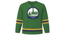 Load image into Gallery viewer, Leipzig Original Hockey Jersey in Floodplain Forest Green, front view – custom name and number