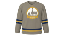 Load image into Gallery viewer, Leipzig Original Hockey Jersey in Monument Granite, front view – custom name and number
