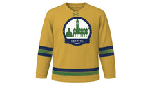 Load image into Gallery viewer, Leipzig Original Hockey Jersey in Passage Gold, front view – custom name and number