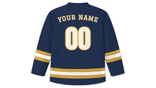 Load image into Gallery viewer, Lille Original Hockey Jersey in Flanders Navy, back view with your name and number