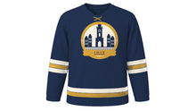 Load image into Gallery viewer, Lille Original Hockey Jersey in Flanders Navy, front view – custom name and number