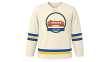 Load image into Gallery viewer, Lisbon Original Hockey Jersey in Cream, front view – custom name and number