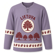 Load image into Gallery viewer, Lithuania Hill of Oaks Original Hockey Jersey in Dusk Lilac, front view – custom name and number