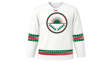 Load image into Gallery viewer, Lithuanian Independence Day Original Hockey Jersey in White, front view – custom name and number