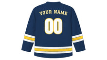 Load image into Gallery viewer, Liverpool Original Hockey Jersey in Mersey Navy, back view with your name and number