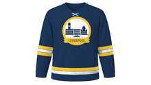 Load image into Gallery viewer, Liverpool Original Hockey Jersey in Mersey Navy, front view – custom name and number