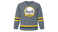 Load image into Gallery viewer, Liverpool Original Hockey Jersey in Waterfront Grey, front view – custom name and number