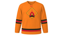 Load image into Gallery viewer, Lohri Original Hockey Jersey in Orange, front view – custom name and number