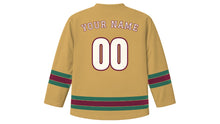 Load image into Gallery viewer, Lucknow Original Hockey Jersey in Nawabi Sandstone, back view with your name and number