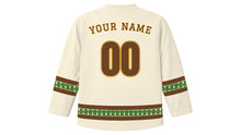 Load image into Gallery viewer, Lughnasadh Original Hockey Jersey in Cream, back view with your name and number