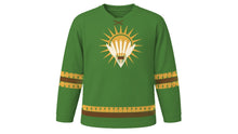 Load image into Gallery viewer, Lughnasadh Original Hockey Jersey in Field Green, front view – custom name and number